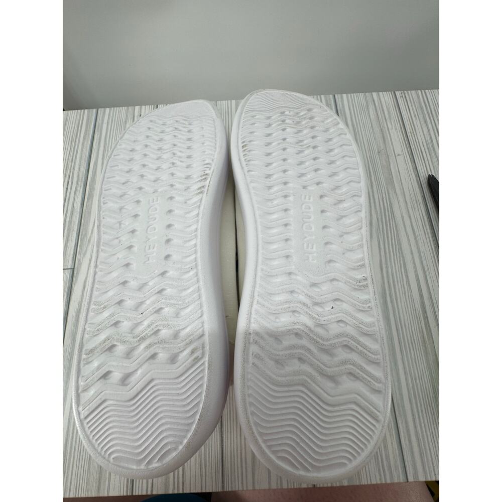Hey Dude Wendy Rise Women's Shoes Spark White W9 Lightweight Casual Slip-On New - Picture 9 of 9